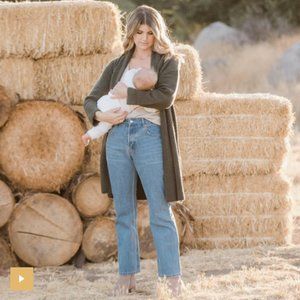 NWOT. Kindred Bravely. Chloe Chunky Cardigan Sweater. Thyme